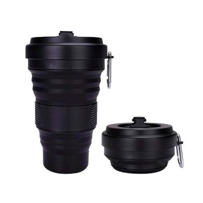 Imagem de Copo Ecológico Retrátil de Silicone Grande e Dobrável
