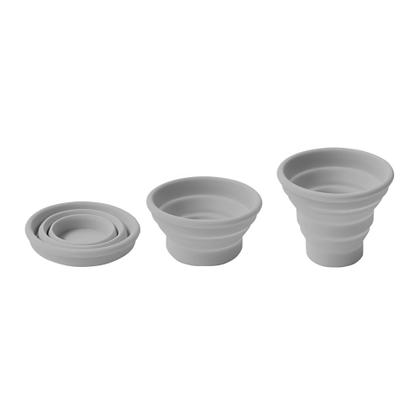 Imagem de Copo Ecológico Retrátil Reutilizável Silicone 150ml Dobrável