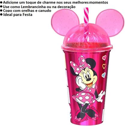 Imagem de Copo Festa Lembrança Aniversário Minnie C/ Orelhas