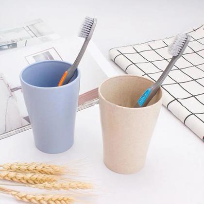 Imagem de Copo Fibra de Bambu Natural 290ml para Piscina Não Quebra