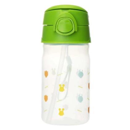 Imagem de Copo Garrafa Infantil com canudo de silicone Bebê 370ML Menino Menina Pimpolho