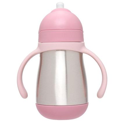 Imagem de Copo Garrafa Térmica Com Alças E Parede Dupla Em Inox 270mL Buba