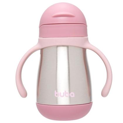 Imagem de Copo Garrafa Térmica Com Alças E Parede Dupla Em Inox 270mL Buba