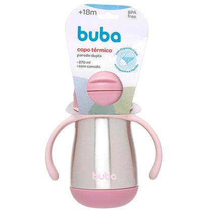 Imagem de Copo Garrafa Térmica Com Alças E Parede Dupla Em Inox 270mL Buba