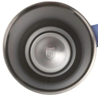 Imagem de Copo Garrafa Térmico em Mármore Colorido com Canudo 1200 ML