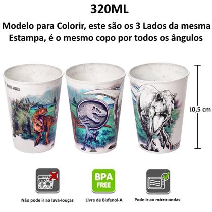 Imagem de Copo Heróis e Personagens Masculinos p/ Base de Ovo de Páscoa Caseiro 320ml Kit 10 Und