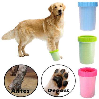 Imagem de Copo Higienizador Lava Patas Silicone Cão Médio Grande Porte