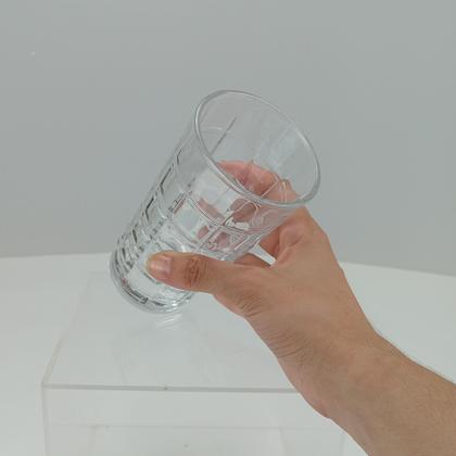 Imagem de Copo Home&Co 14x7x7cm Vidro Transparente 330ml 6pçs para Água Suco Drinks e Bar