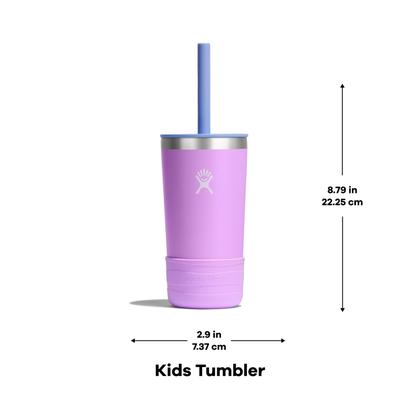 Imagem de Copo Hydro Flask Kids 355 ml com canudo e bota de anêmona