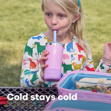 Imagem de Copo Hydro Flask Kids 355 ml com canudo e bota de anêmona