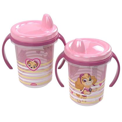 Imagem de Copo Infantil Com Alça Removível Estampa Diversas Transição Trio Plasútil