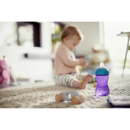 Imagem de Copo Infantil com Bico Macio 300ml Transição Avent SCF802/02
