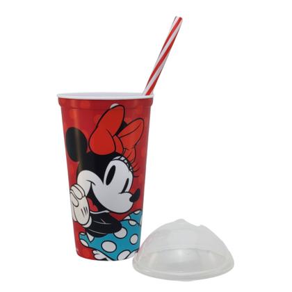 Imagem de Copo Infantil Com Canudo 500ml Personagens Plasútil