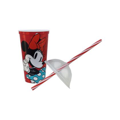 Imagem de Copo Infantil Com Canudo 500ml Personagens Plasútil