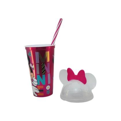 Imagem de Copo Infantil Com Canudo 500ml Personagens Plasútil