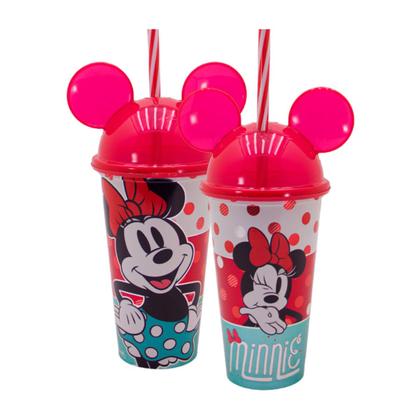 Imagem de Copo Infantil Com Canudo 500ml Personagens Plasútil