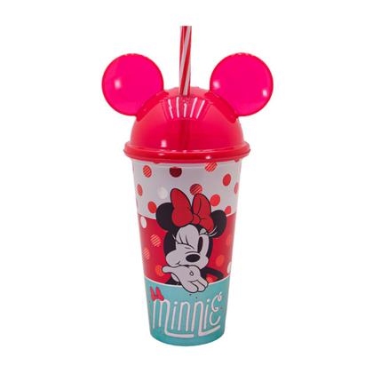 Imagem de Copo Infantil Com Canudo 500ml Personagens Plasútil