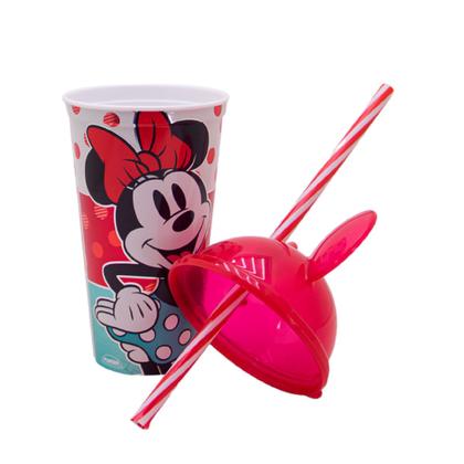 Imagem de Copo Infantil Com Canudo 500ml Personagens Plasútil
