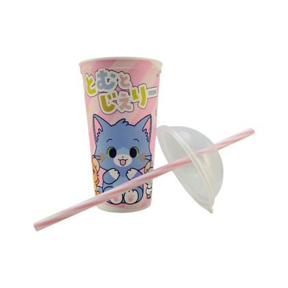 Imagem de Copo Infantil Com Canudo 500ml Personagens Plasútil