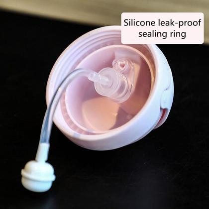 Imagem de Copo Infantil Com Canudo De Silicone Antivazamento 350ml