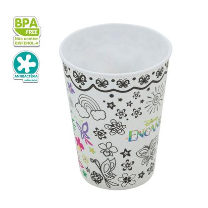 Imagem de Copo Infantil de Plástico 320 ml Personagens Heróis e Princesas