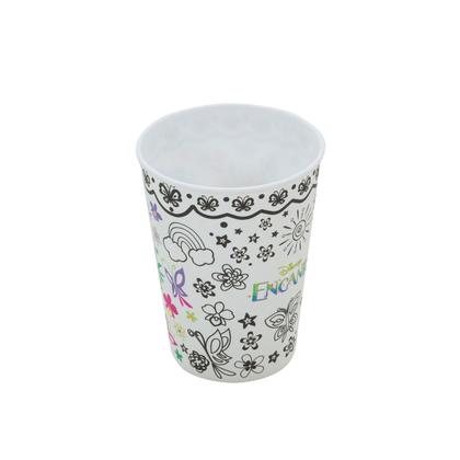 Imagem de Copo Infantil de Plástico 320 ml Personagens Heróis e Princesas