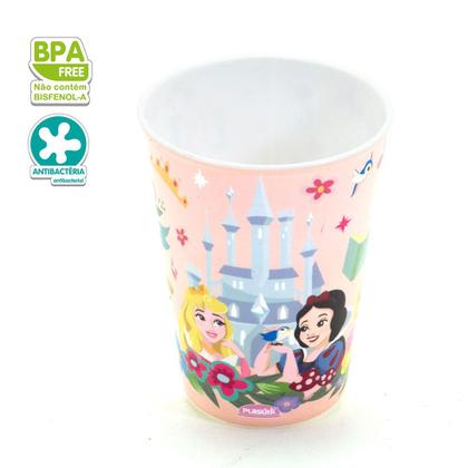 Imagem de Copo Infantil de Plástico 320 ml Personagens Heróis e Princesas