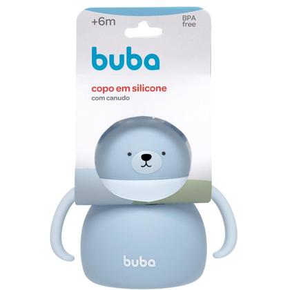 Imagem de Copo Infantil de Silicone com Canudo Ursinho Buba