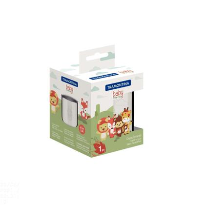 Imagem de Copo Infantil Tramontina Baby Friends em Aço Inox 340 ml