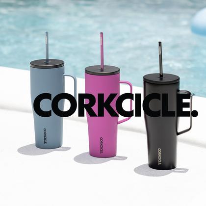 Imagem de Copo isolado Corkcicle Cold Cup XL 30 onças com alça de café com leite