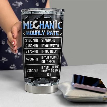 Imagem de Copo isolado de aço inoxidável SANDJEST de 20 onças para mecânica