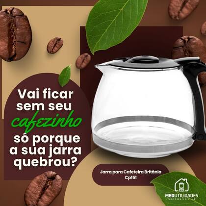 Imagem de Copo Jarra Cafeteira Britania CP15 INOX - BRITÂNIA