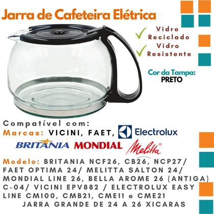 Imagem de Copo Jarra de Cafeteira Electrolux Easy Line CMB21 Forte