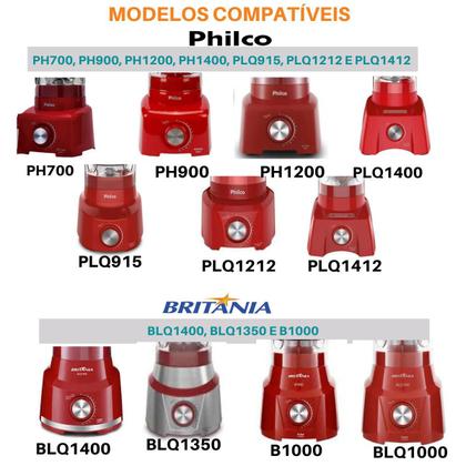 Imagem de Copo Jarra de Liquidificador Philco PH900 PH 900 Resistente