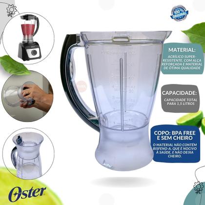 Imagem de Copo Jarra Tampa Multiprocessador Oster Mpr870/871 Original