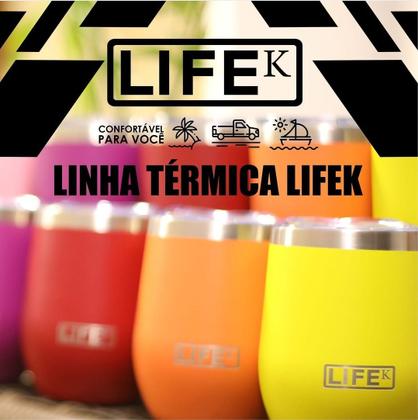 Imagem de Copo lifek termico 354ml em aco inox com tampa