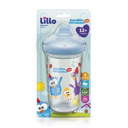 Imagem de Copo Lillo Max Antivazamento Galinha Pintadinha Mini 12+ Meses 300ml