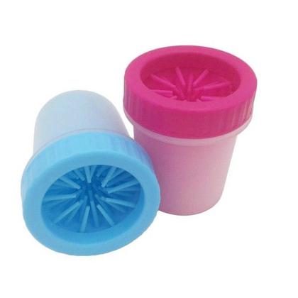 Imagem de Copo Limpa Pata Pet Animal Soft Gentle Azul