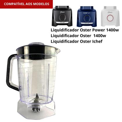 Imagem de Copo Liquidificador Para Oster Power 1400 Full Oliq610 Preto