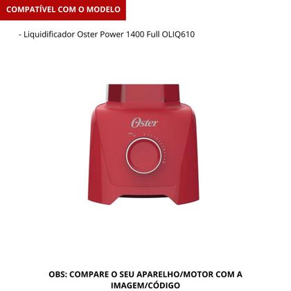 Imagem de Copo Liquidificador Para Oster Power 1400 Full Oliq610 Vermelho