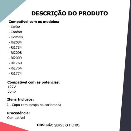 Imagem de Copo Liquidificador Philips Walita Liqfaz Confort Liqmais
