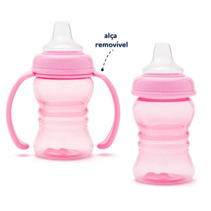 Imagem de Copo Lolly Clean com Bico de Silicone 150ml Rosa
