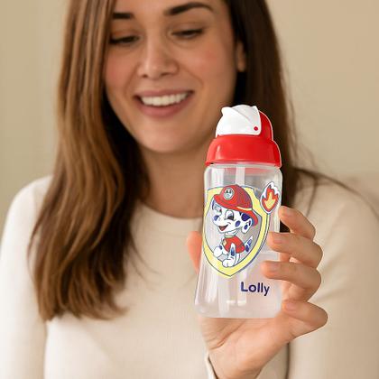 Imagem de Copo Lolly Com Canudo De Silicone Patrulha Canina 330Ml