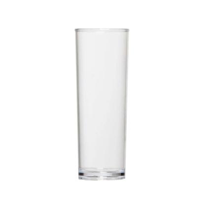 Imagem de Copo Long Drink Slim de Policarbonato 300ml Vemplast Kit 6 Peças