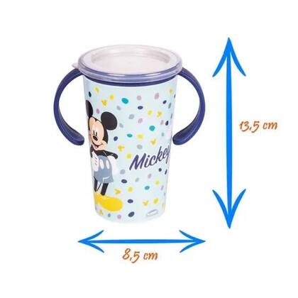 Imagem de Copo Magic 360 Com Alça e Válvula Antivazamento 280ml Plasútil