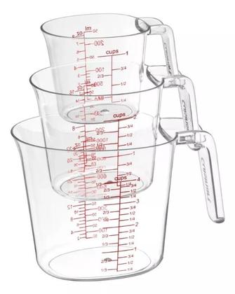 Imagem de Copo Medidor Cuisinart CTG-00-3MC 32oz com Alça - 3 Unidades