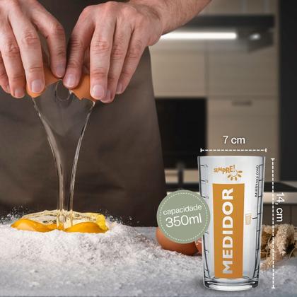 Imagem de Copo Medidor de Líquidos em Vidro 350ml Nadir