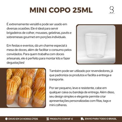 Imagem de Copo Mini Prafesta Translucido Descartável Cristal Kit 500UN