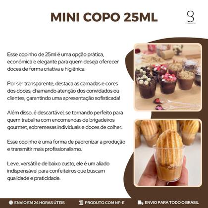 Imagem de Copo Mini Prafesta Translucido Descartável Cristal Kit 500UN