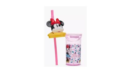 Imagem de Copo Minnie 3D Infantil Disney c/ Canudo 360ML - Tuut